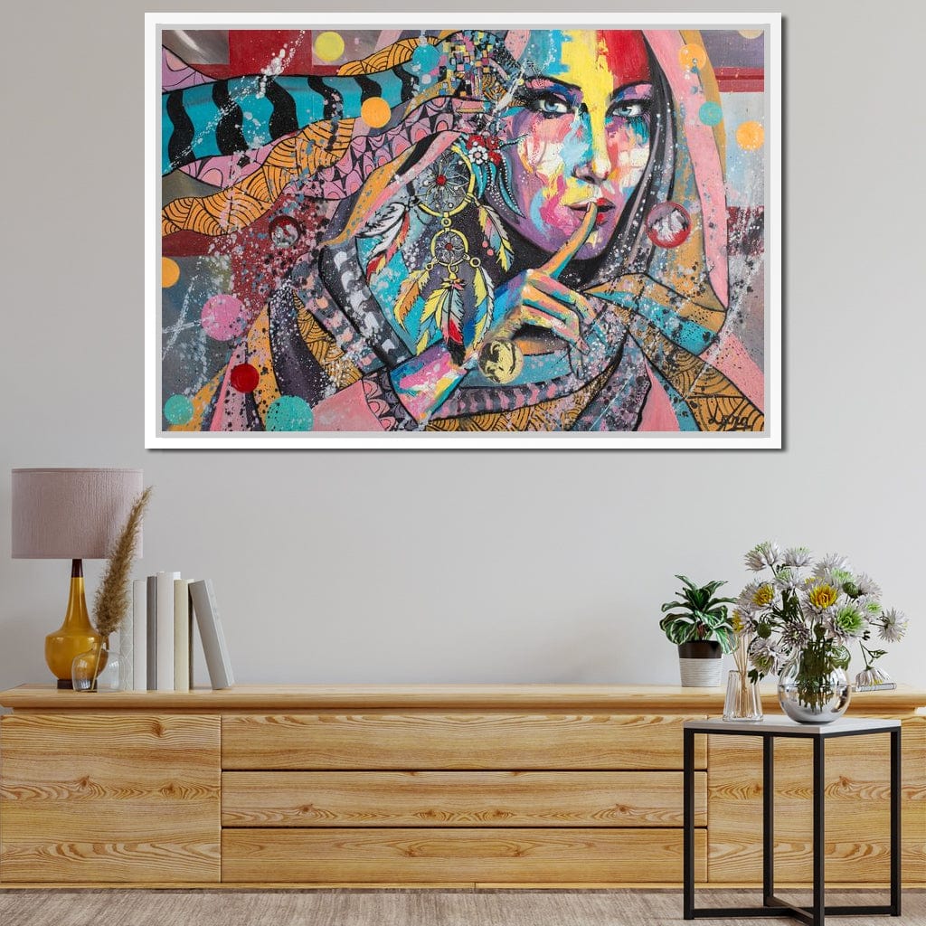Mary Portrait Canvas Wall Art