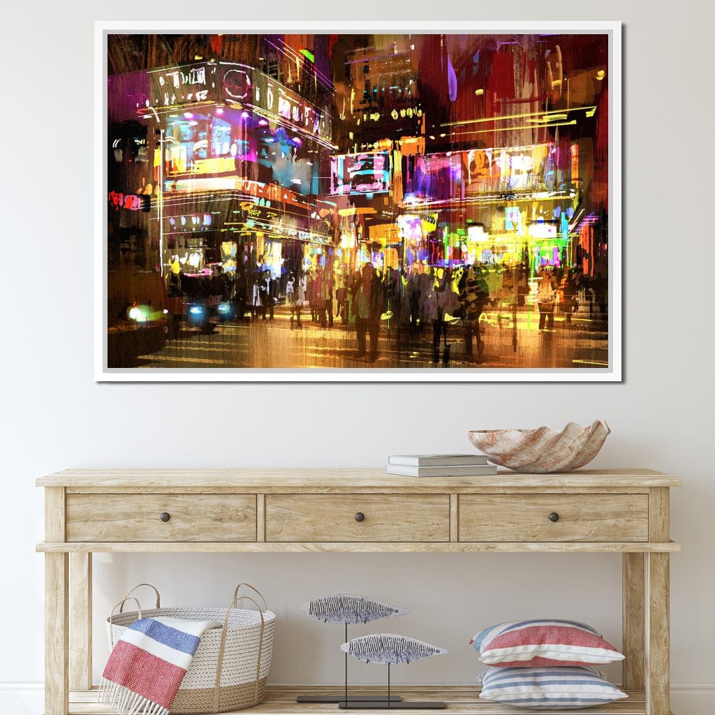 Erythracus Market Canvas Wall Art