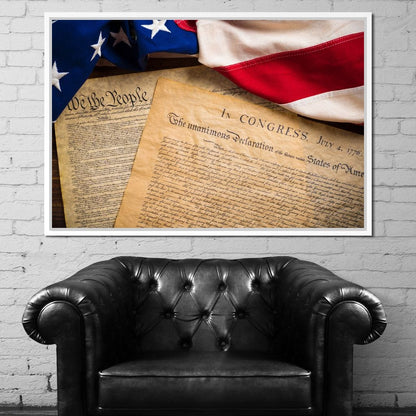 July 4th, 1776 Canvas Wall Art