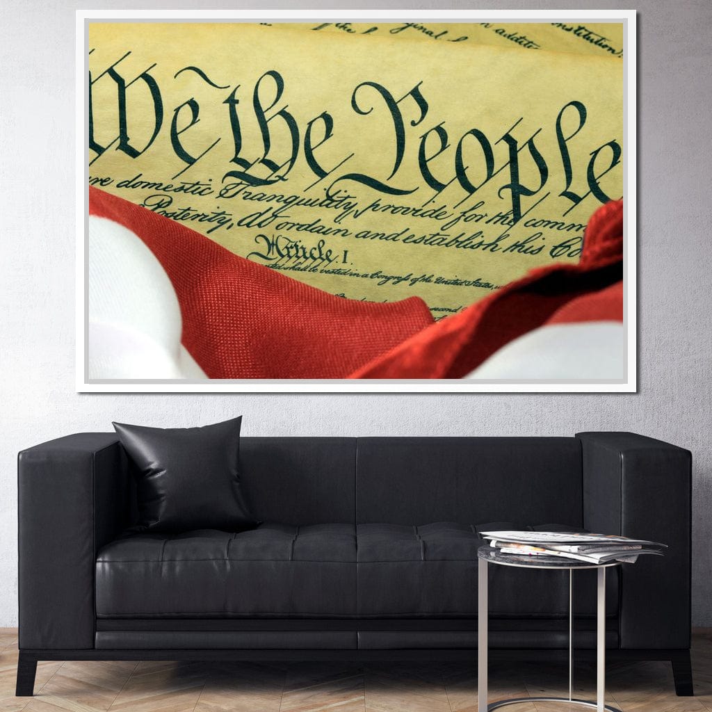 The Constitution Canvas Wall Art