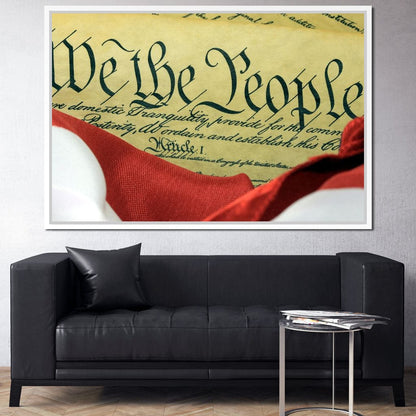 The Constitution Canvas Wall Art