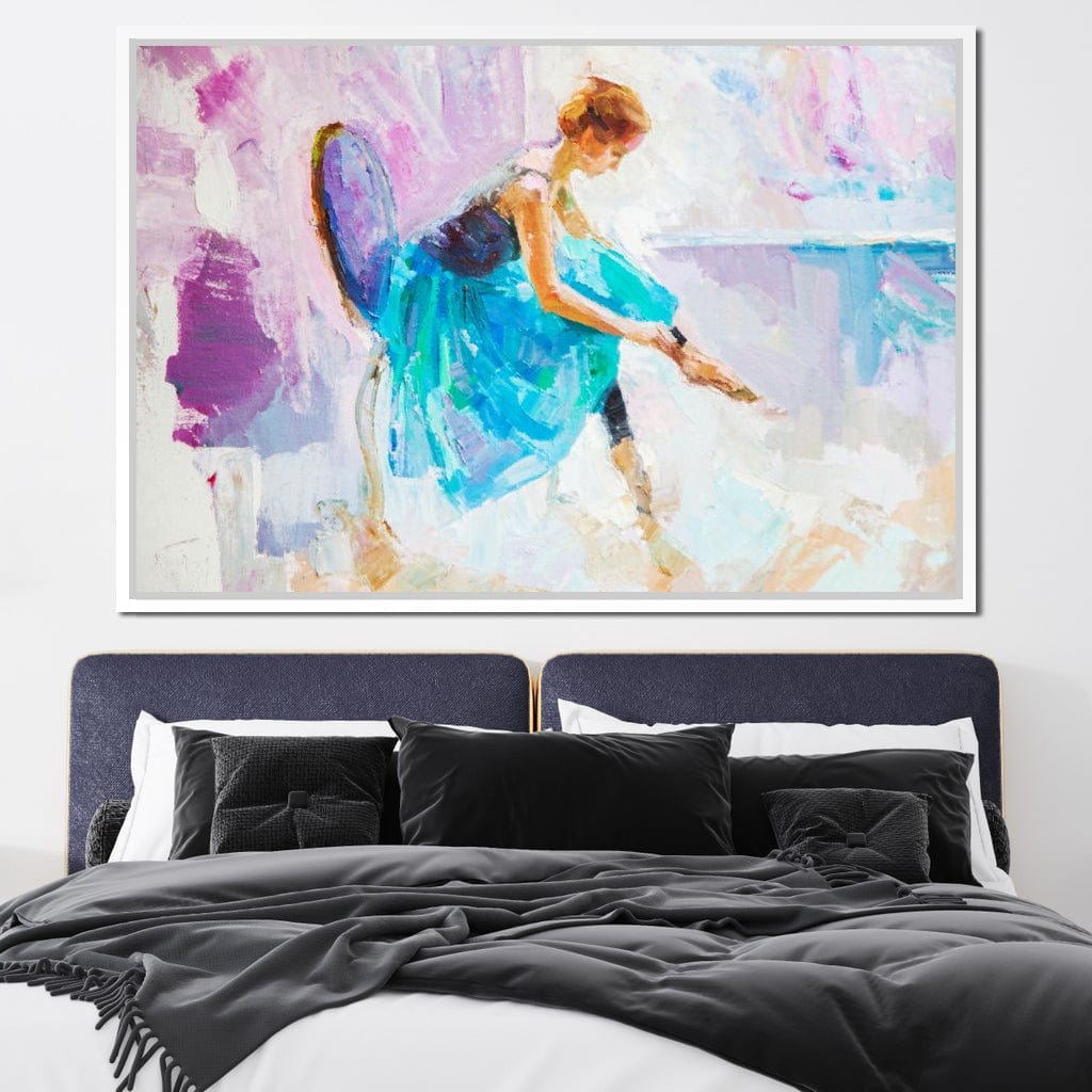 Gracious Ballerina Canvas Wall Art