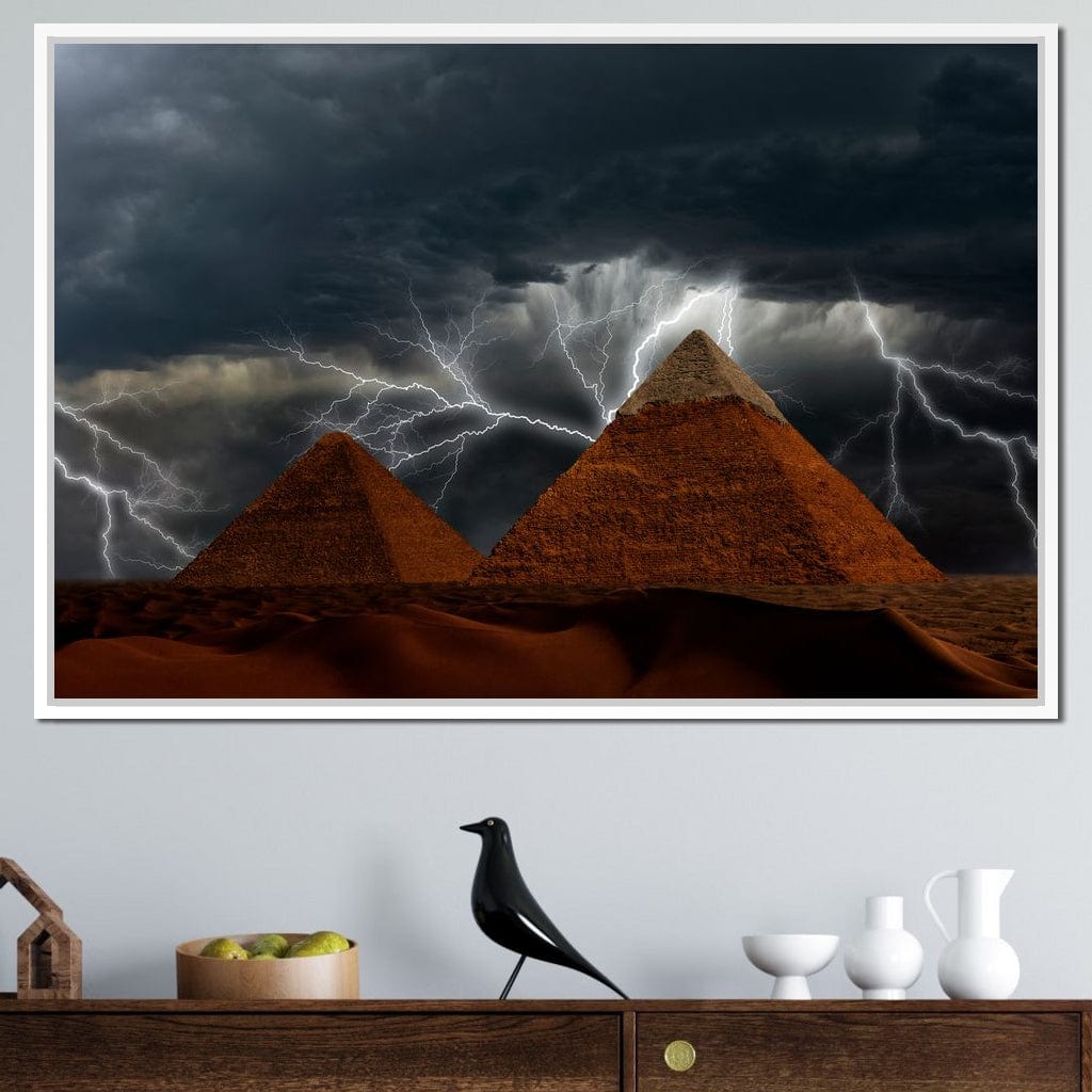 Pyramids of Giza Canvas Wall Art
