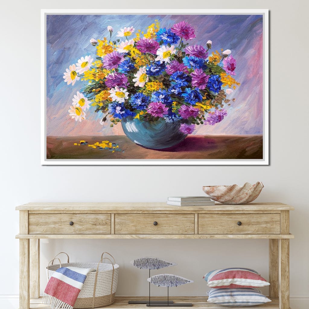 Bouquet of Wildflowers Canvas Wall Art