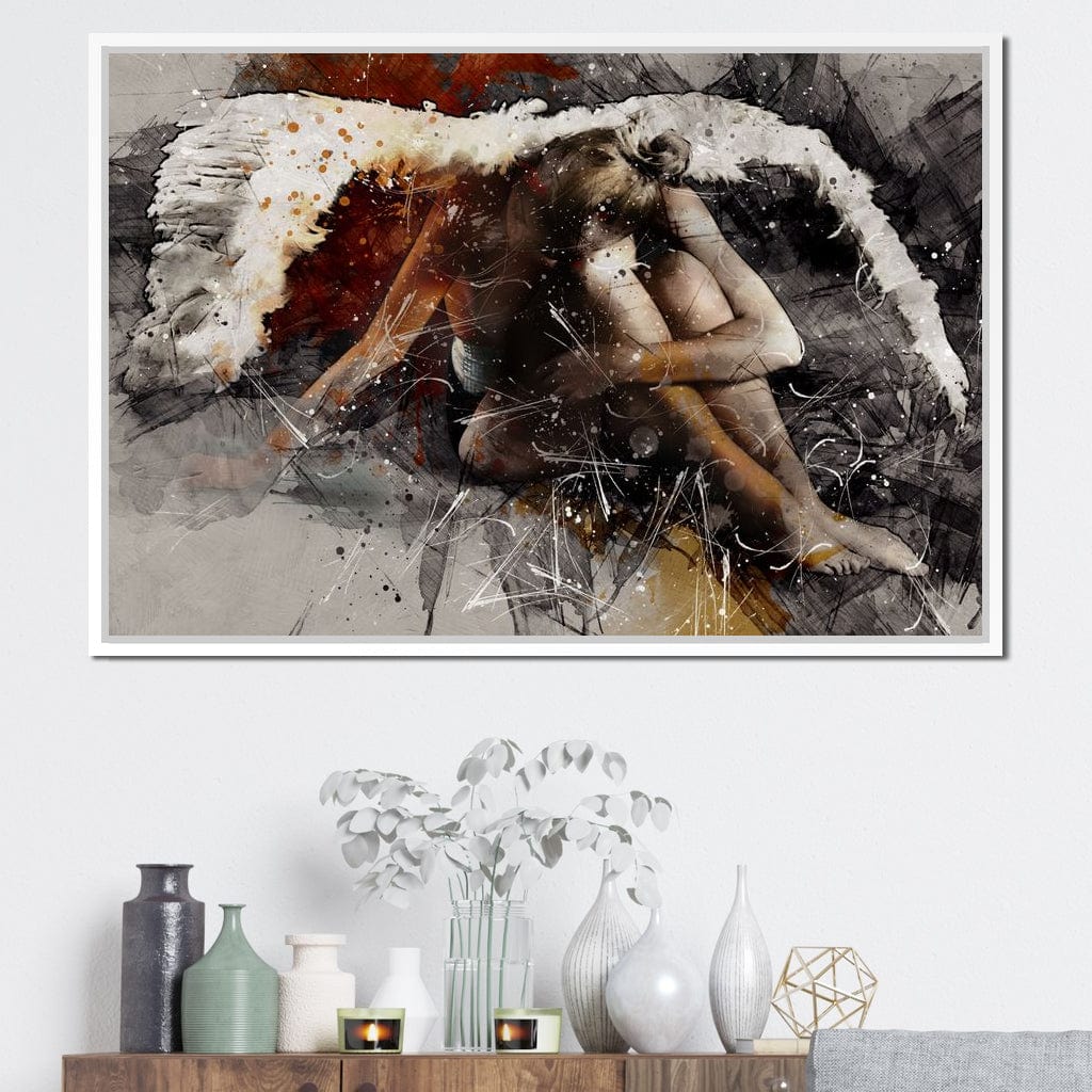 Broken Angel Canvas Wall Art