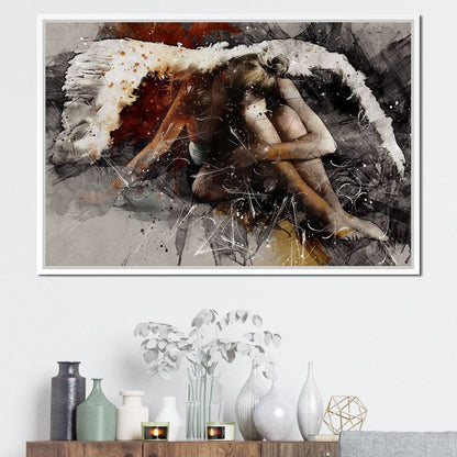Broken Angel Canvas Wall Art