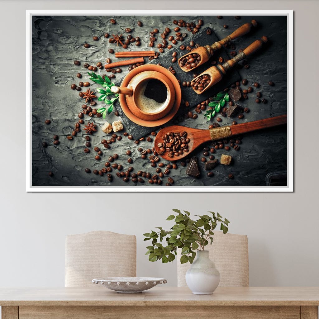 Coffee Aficionado Canvas Wall Art