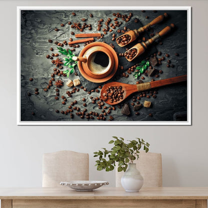 Coffee Aficionado Canvas Wall Art
