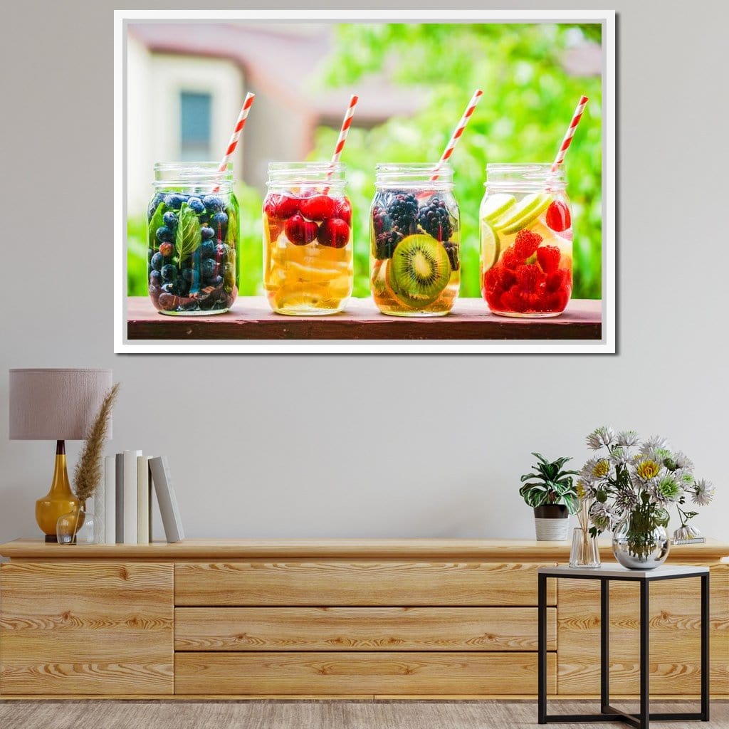 Detox Water Canvas Wall Art