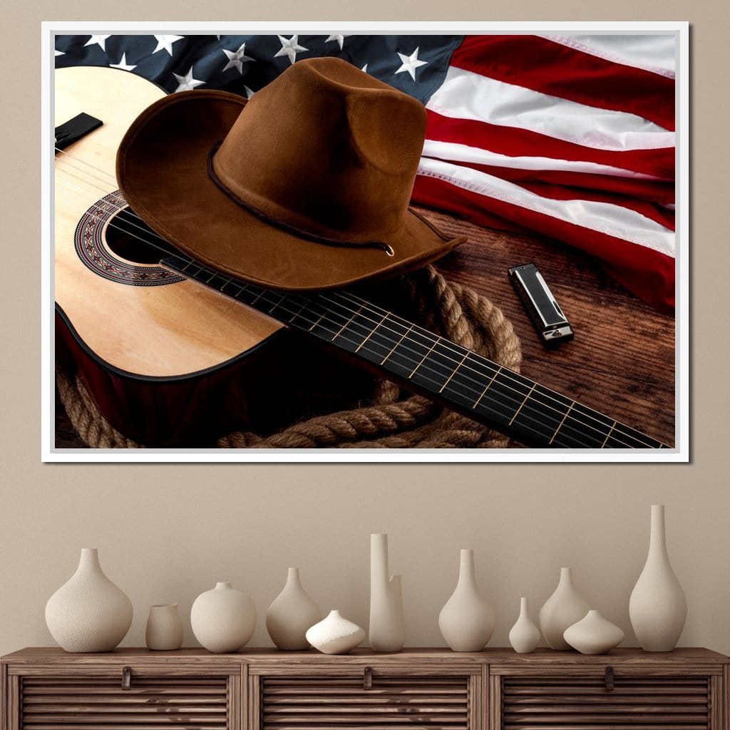 Country Music Canvas Wall Art