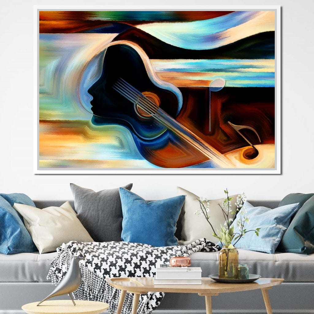 Musical Mind Canvas Wall Art
