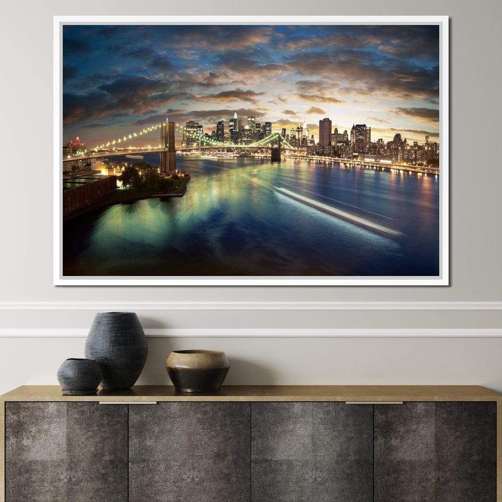 Amazing New York Cityscape Canvas Wall Art