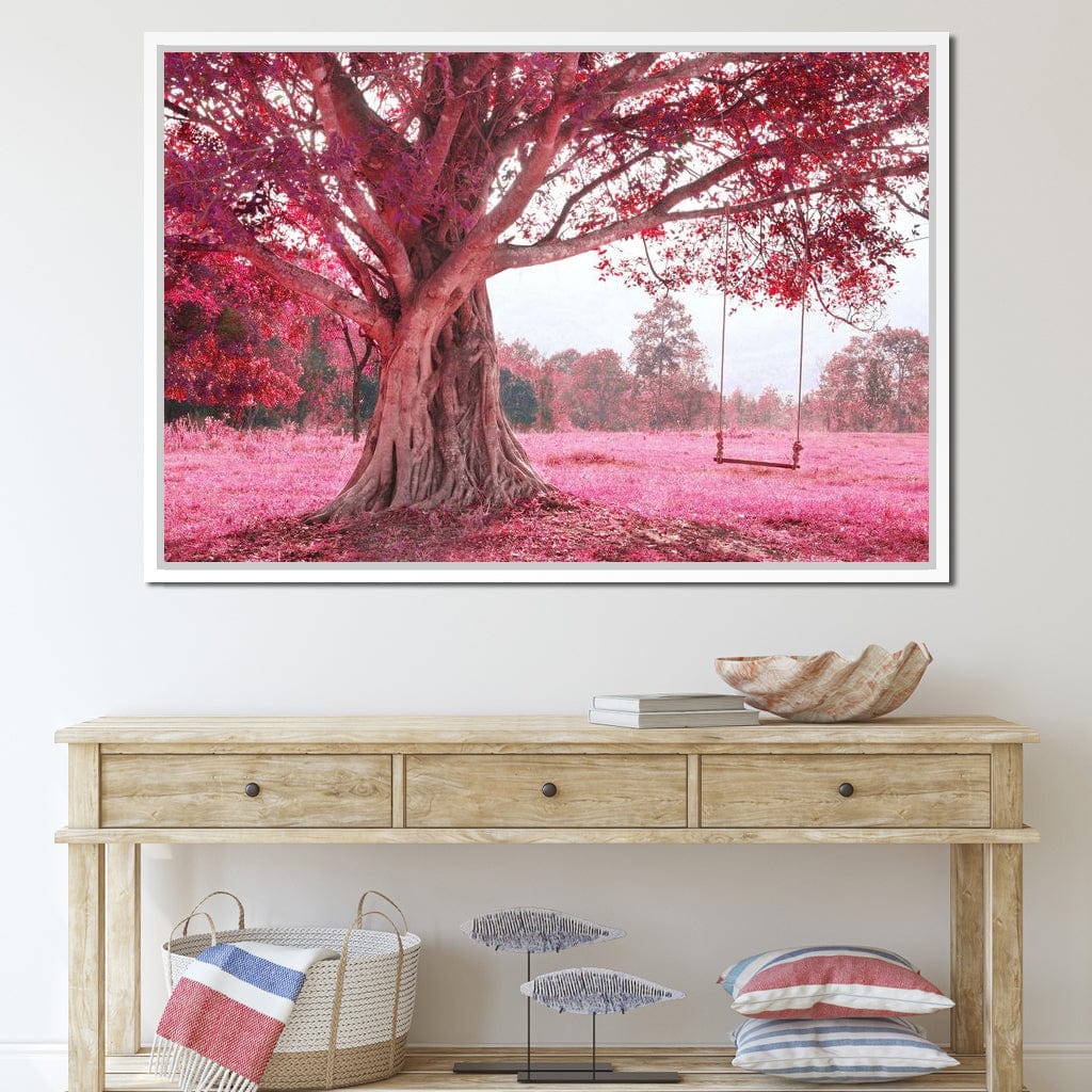 Romantic Cherry Blossom Canvas Wall Art