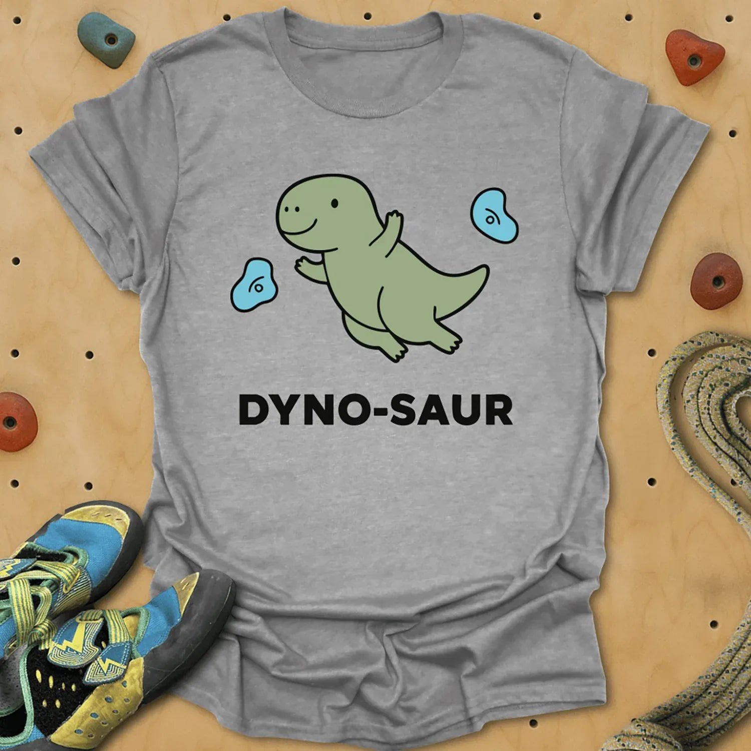 Dyno-Saur Tee - Sport Grey