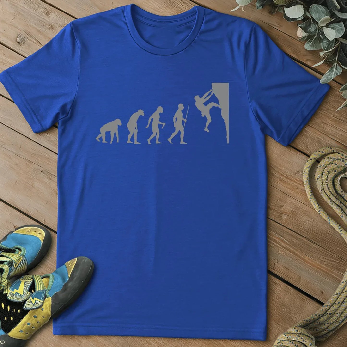 Evolution of a Climber Tee - Royal