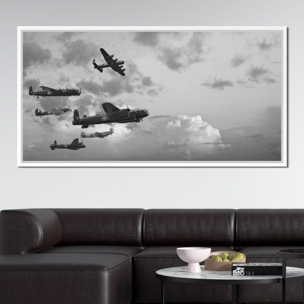 World War 2 Airplanes Canvas Wall Art