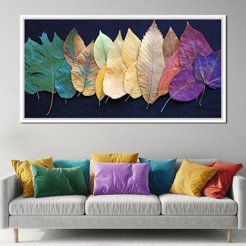 Colorful Leaves Canvas Wall Art