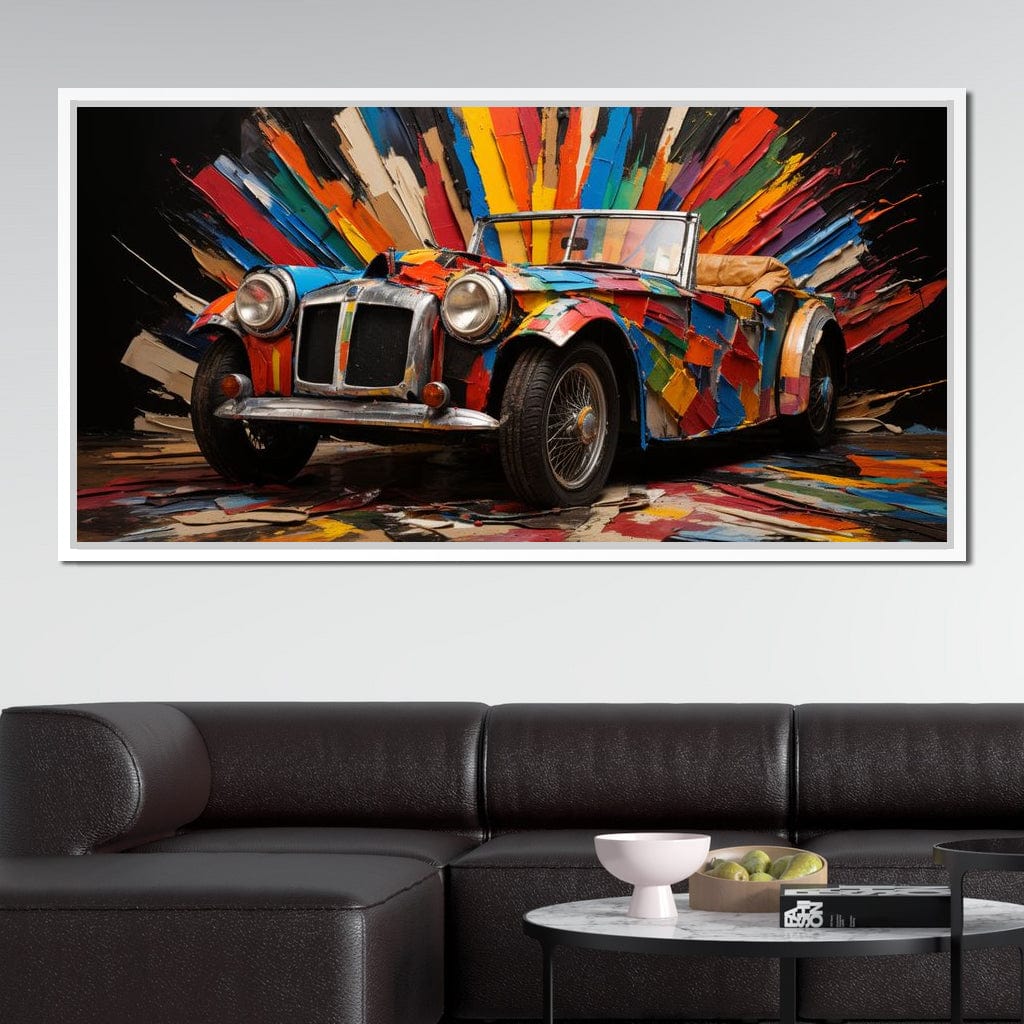 MG Roadster Canvas Wall Art