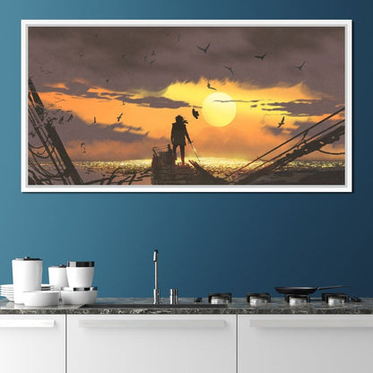 Ruins of Agony Canvas Wall Art