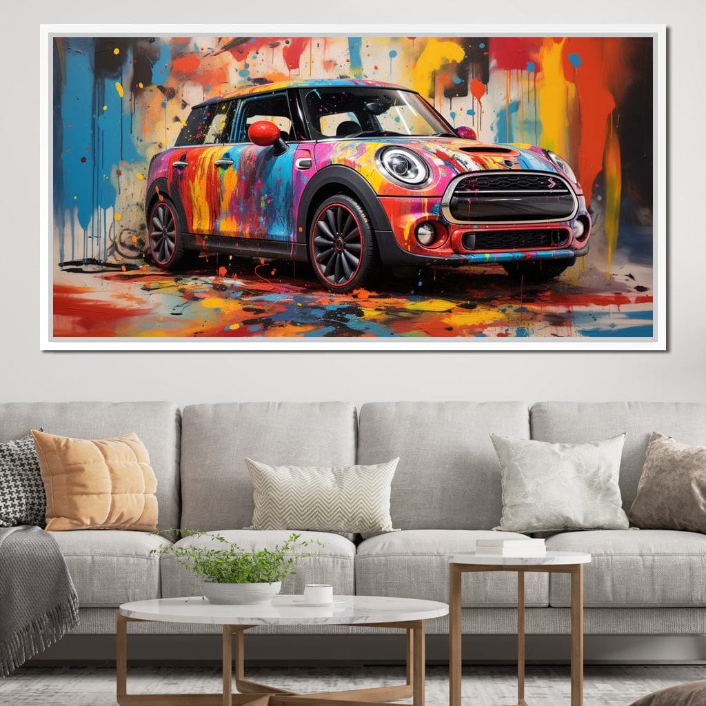 Mini Coop Canvas Wall Art