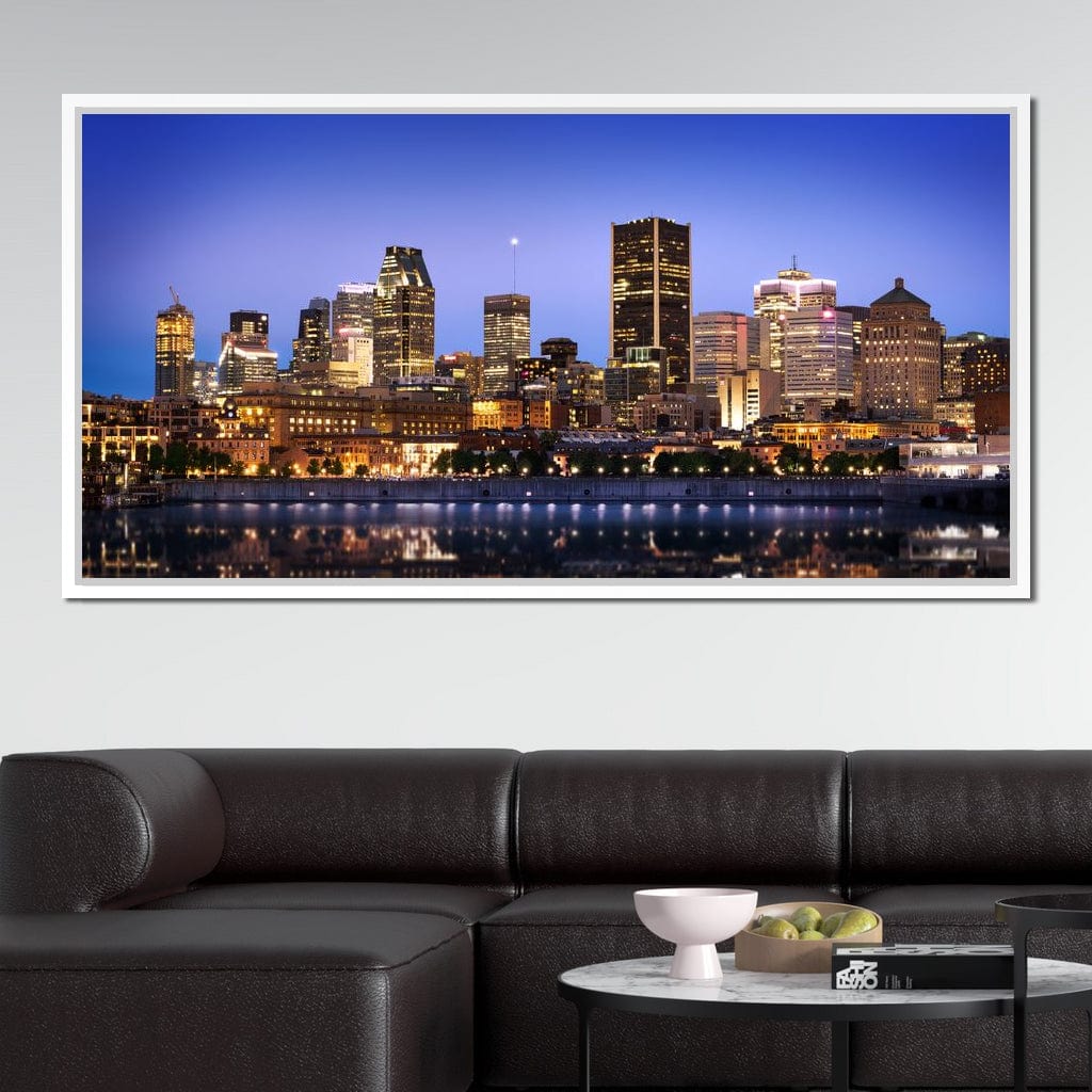 Montreal Skyline Canvas Wall Art