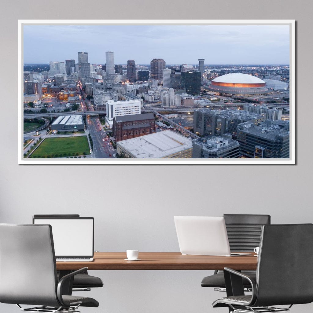 New Orleans Skyline Canvas Wall Art