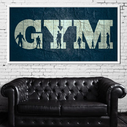 Gym Canvas Wall Art