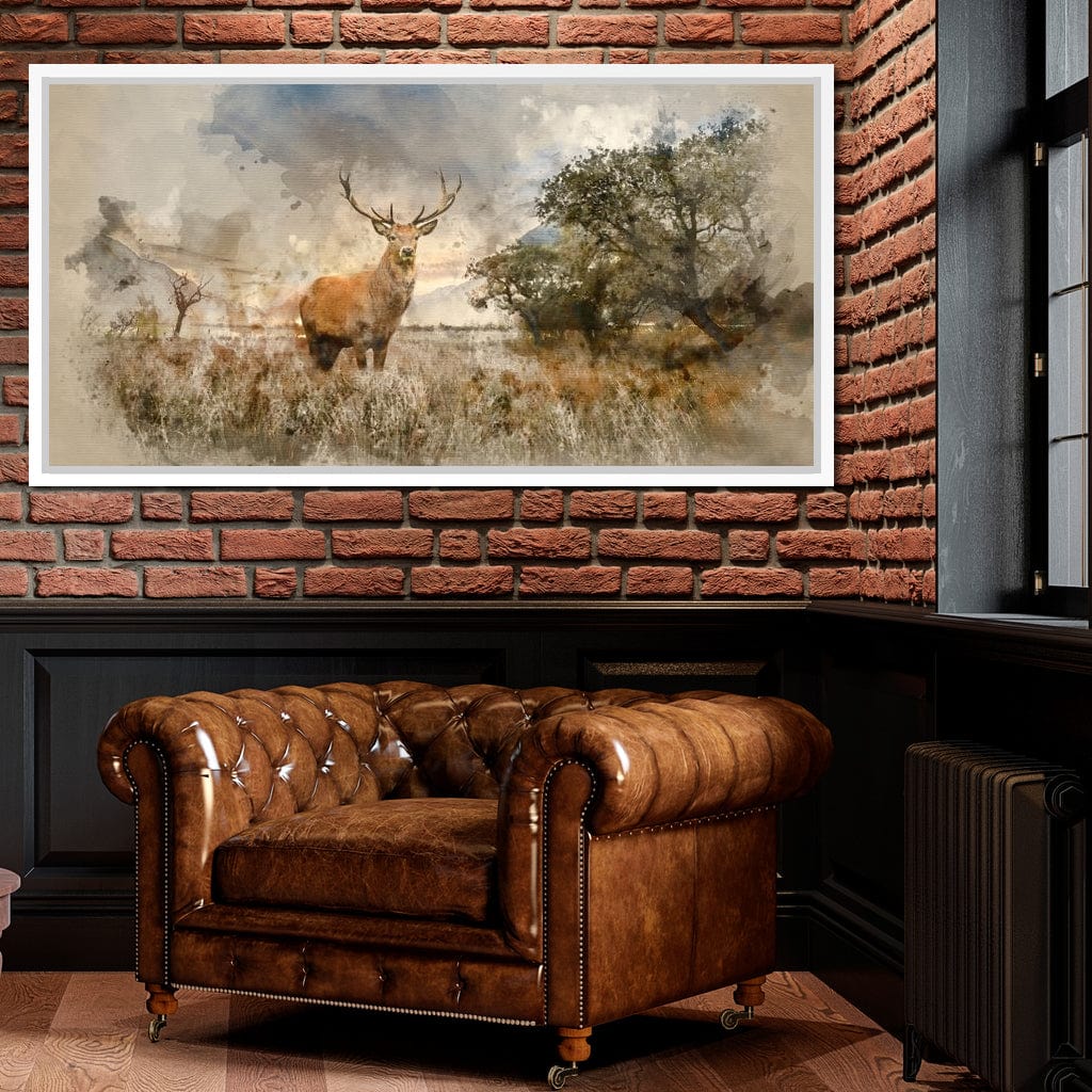 Red Deer Canvas Wall Art