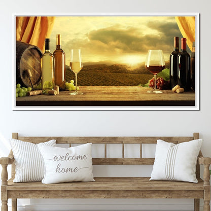 Vineyard View Canvas Wall Art