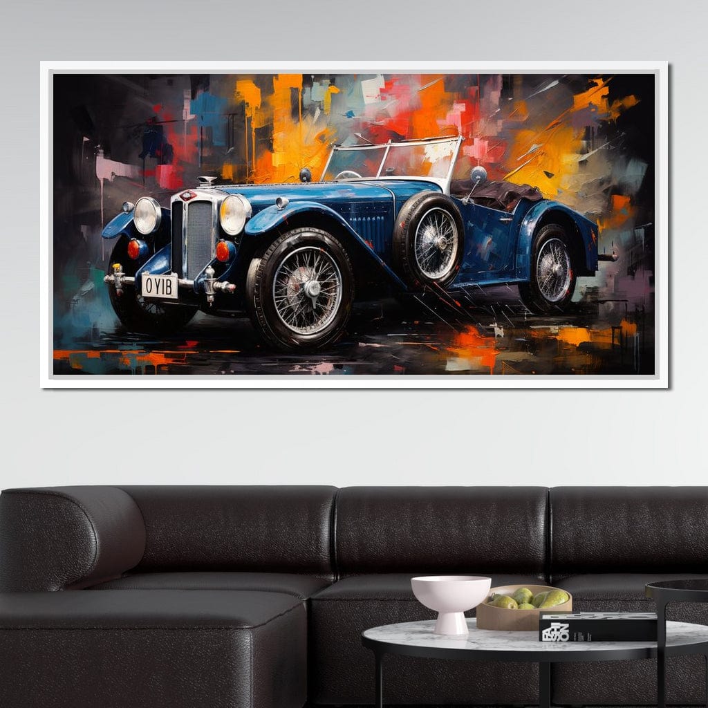 Classic Roadster Canvas Wall Art