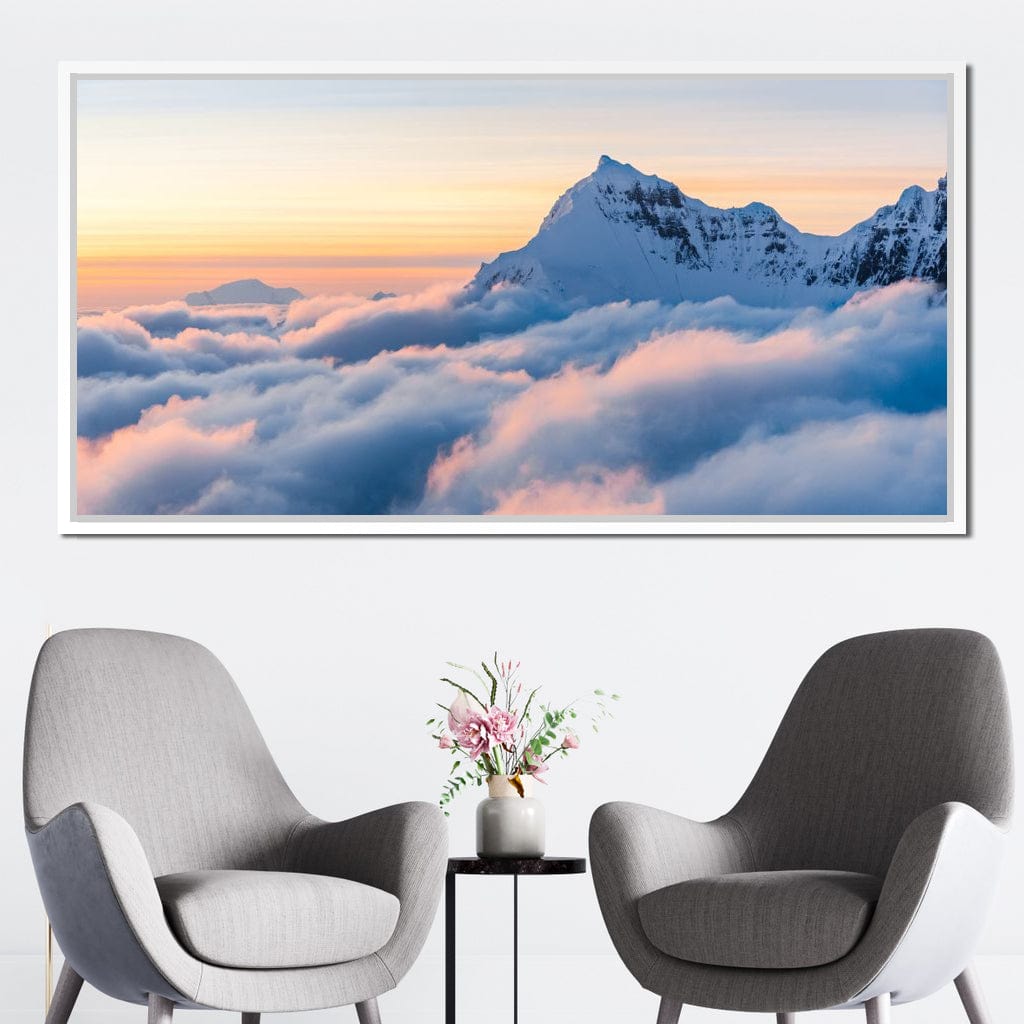 Above the Clouds Canvas Wall Art