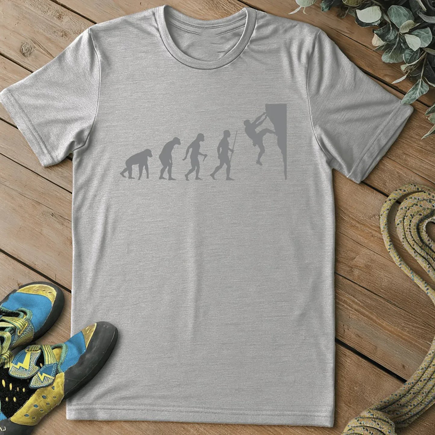 Evolution of a Climber Tee - Sport Grey