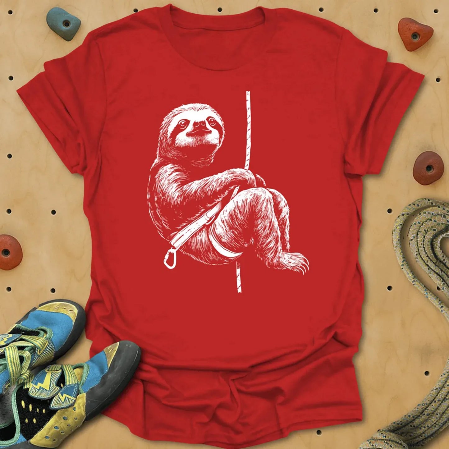 Sloth Climb Tee - Red