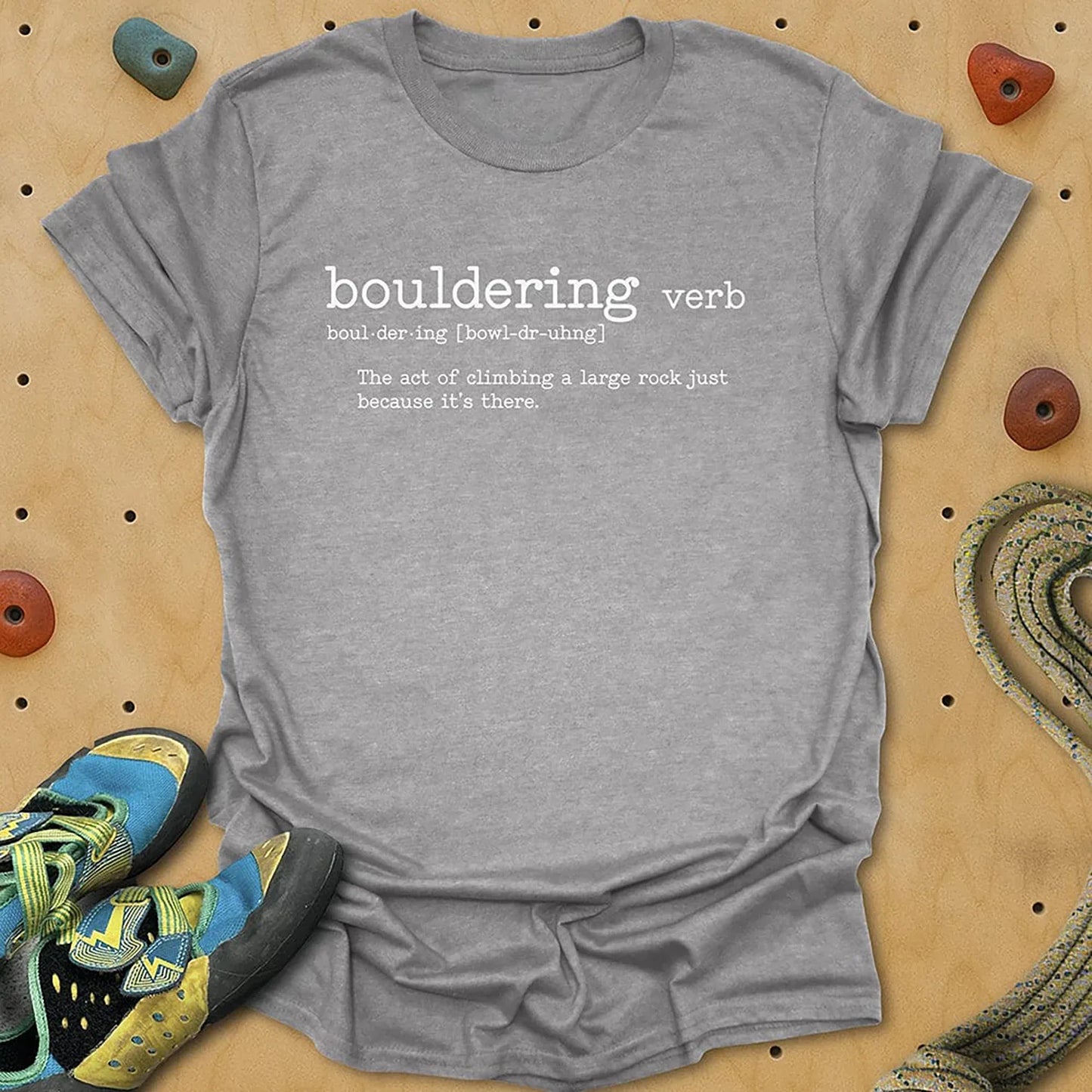 Bouldering Definition Tee - Sport Grey