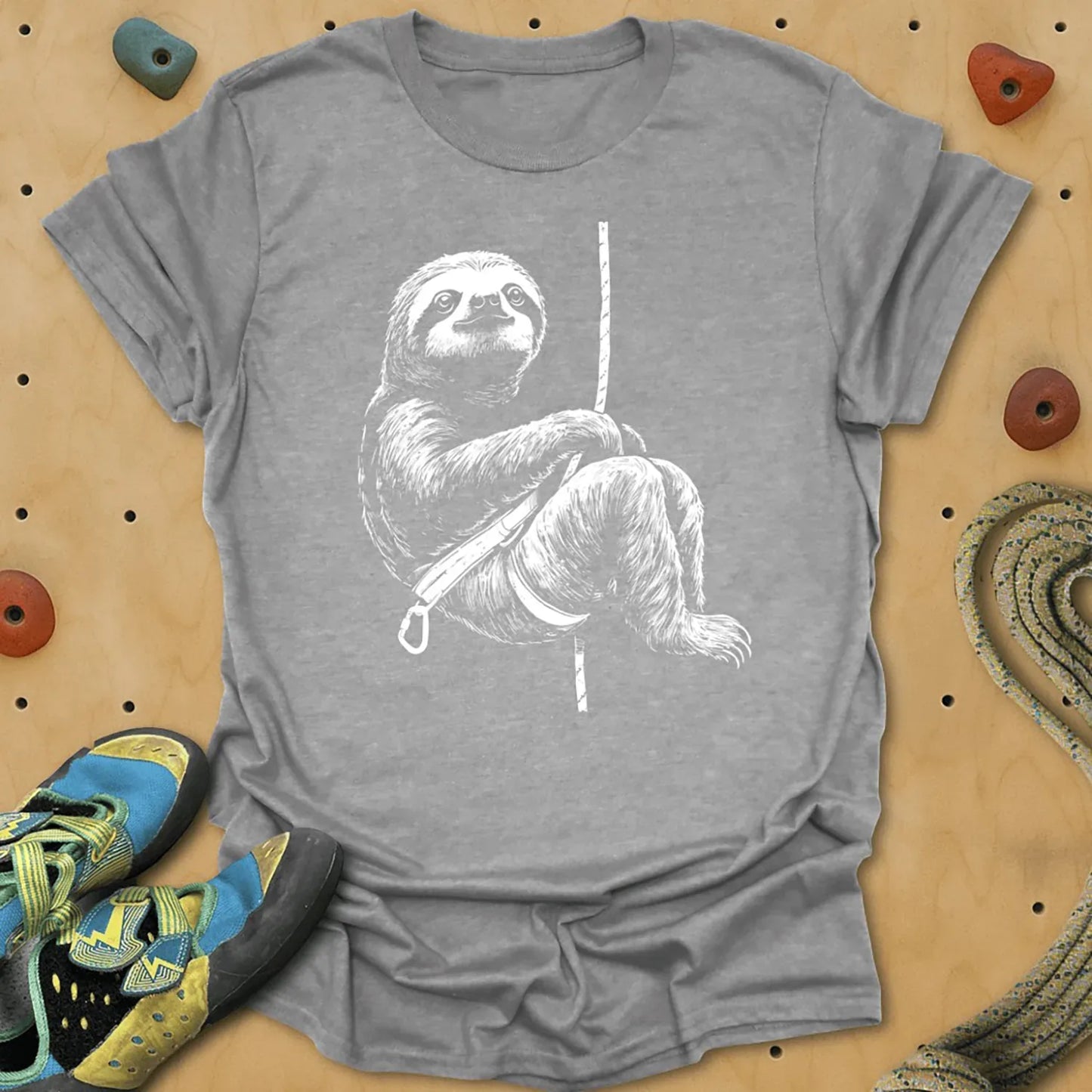 Sloth Climb Tee - Sport Grey