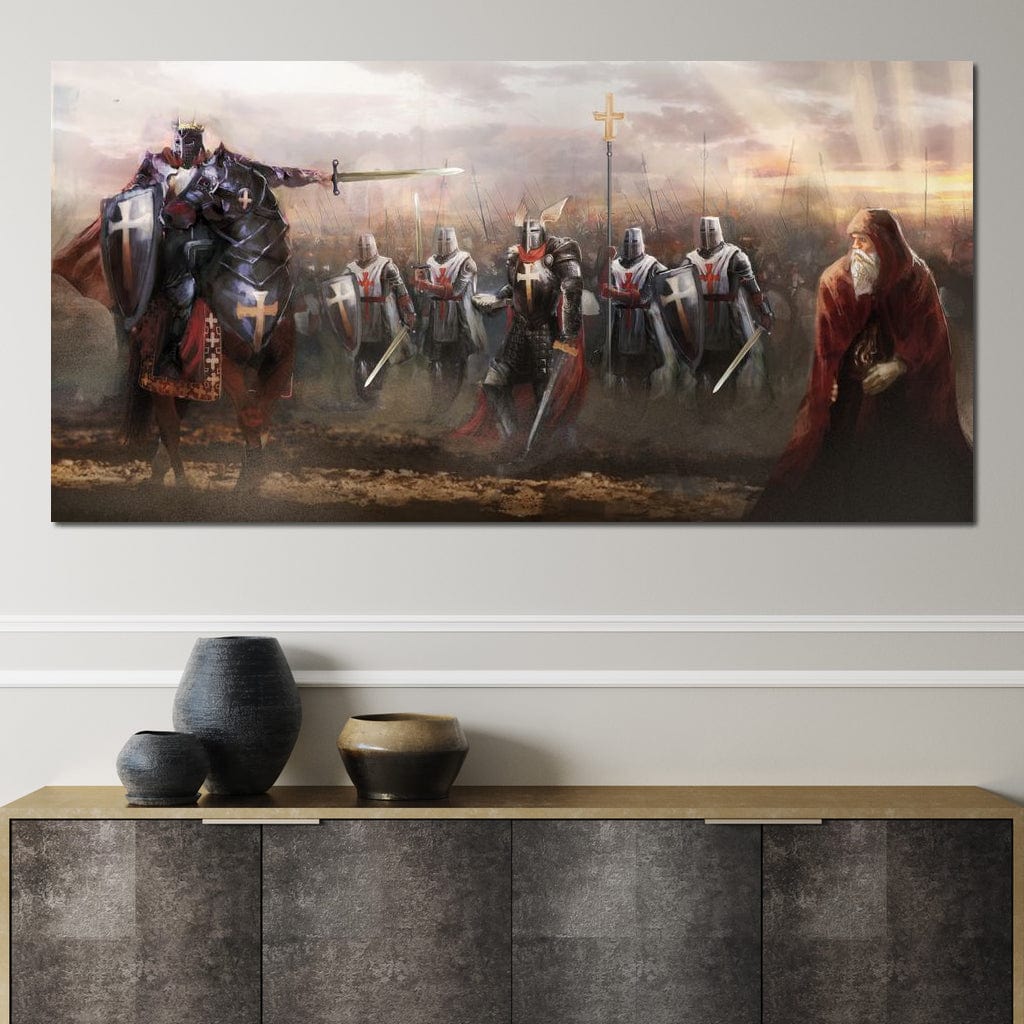 Knights Templar Canvas Wall Art