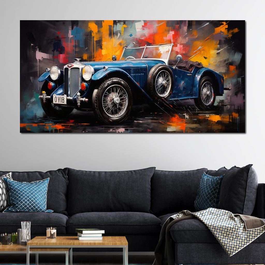 Classic Roadster Canvas Wall Art