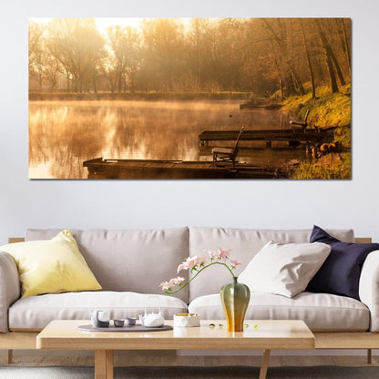 Relaxing Lake Canvas Wall Art