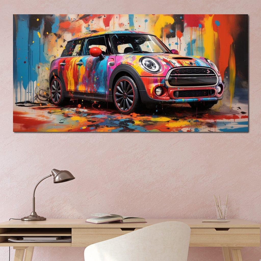 Mini Coop Canvas Wall Art