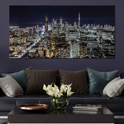 Toronto Skyline Canvas Wall Art
