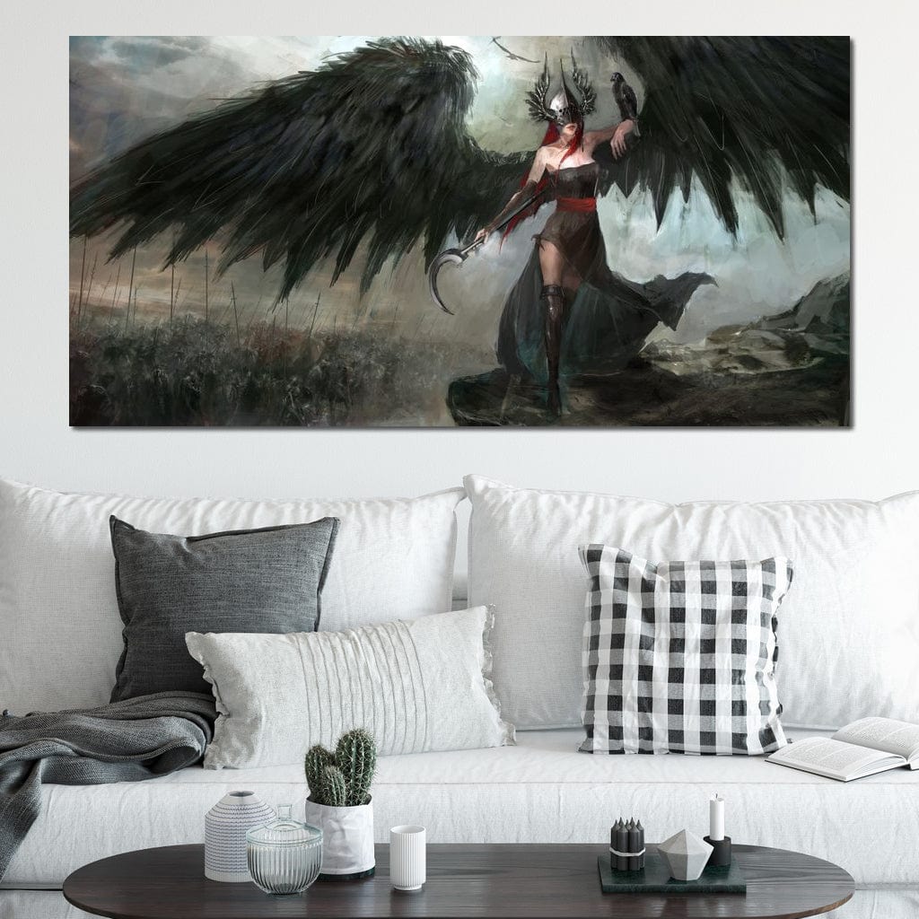Dark Crow General Canvas Wall Art