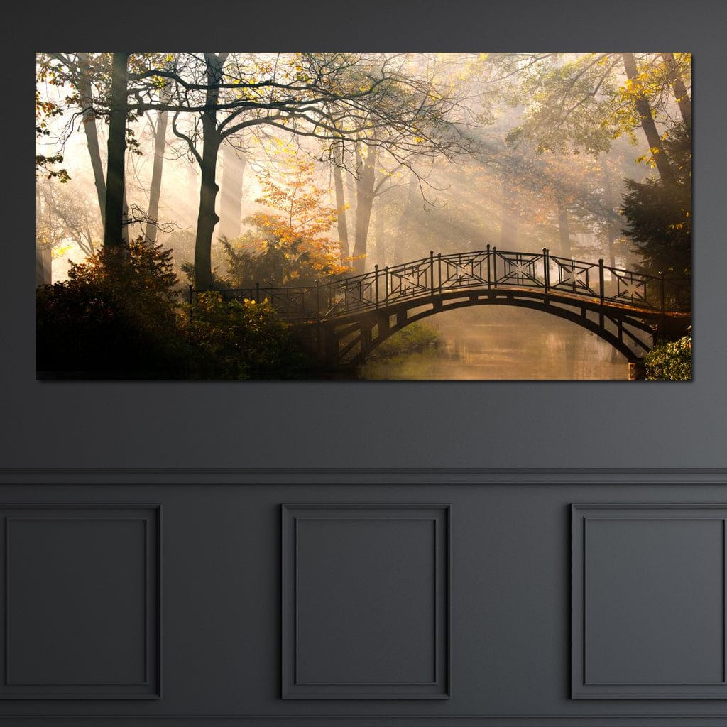 Park Bridge Canvas Wall Art