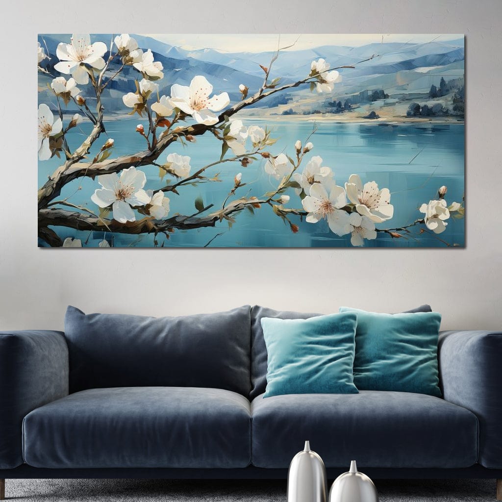 Blooming Almond Tree 1 Canvas Wall Art