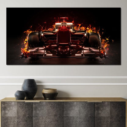 The Fastest Car Canvas Wall Art