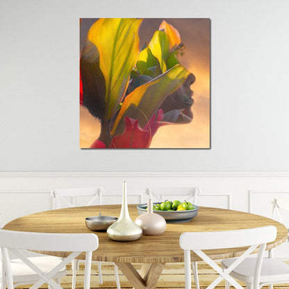 Green Mind Canvas Wall Art