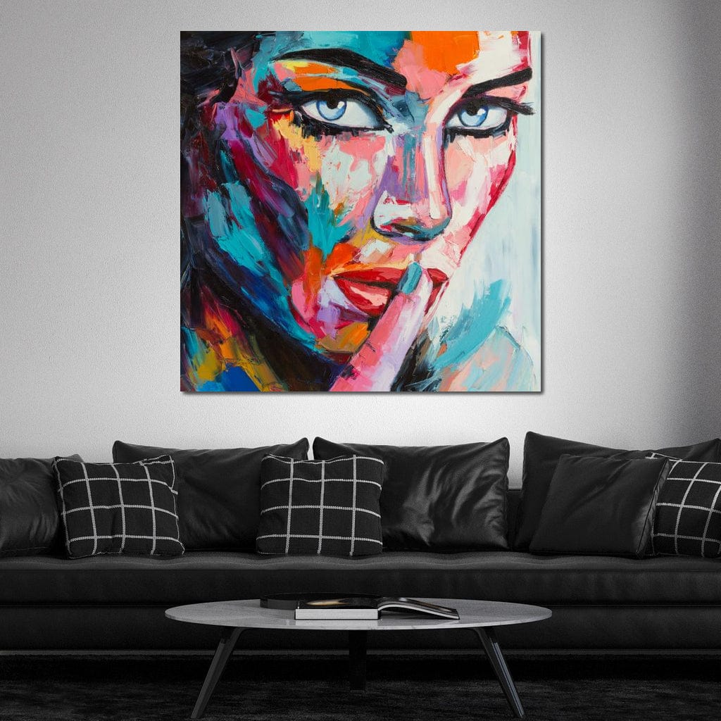 Janice Portrait Canvas Wall Art
