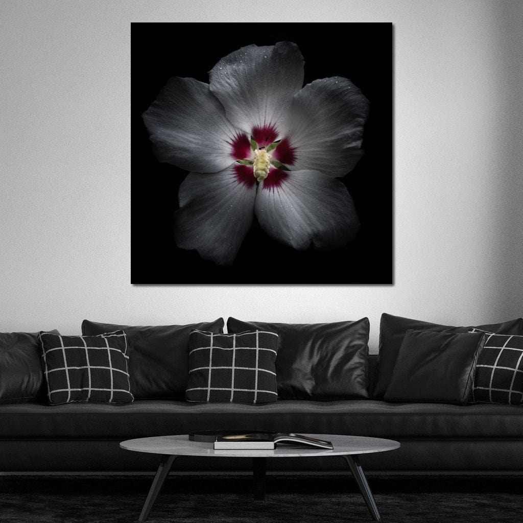 Backyard Flowers Color Version Canvas Wall Art