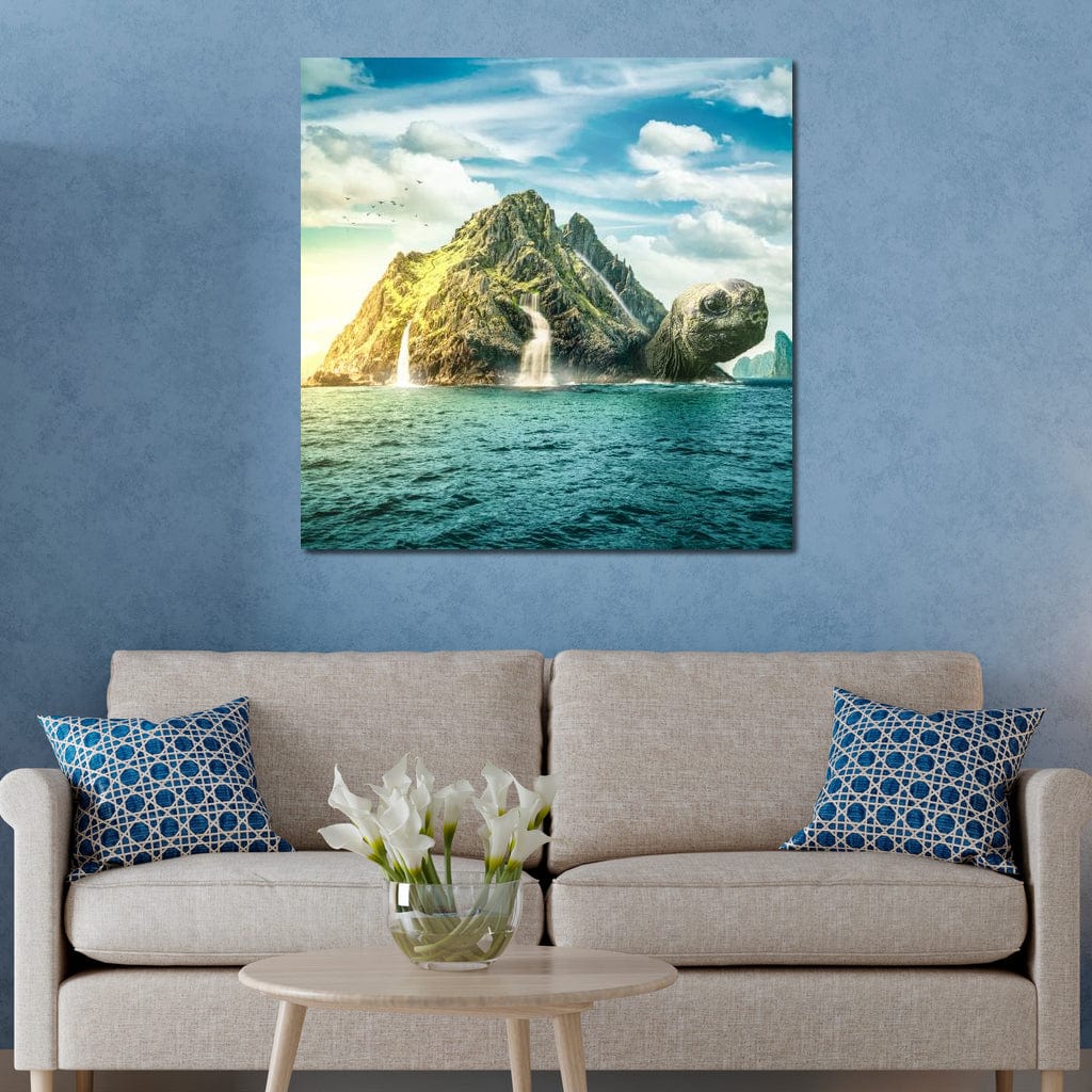 Turtle Island Canvas Wall Art