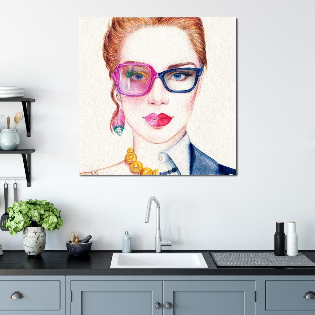 Artist & Business Woman Canvas Wall Art