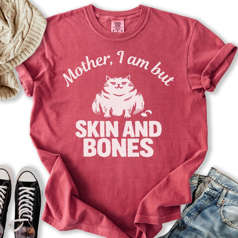 Skin and Bones Cat Relaxed Tee